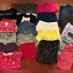 Colorful Girls Clothing Bundle Size 7/8